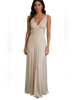 j crew dusty shale bridesmaid dress J.Crew Dusty Shale Aubrey Dress Drapey Matte Crepe Mint Blue Green  Bridesmaid